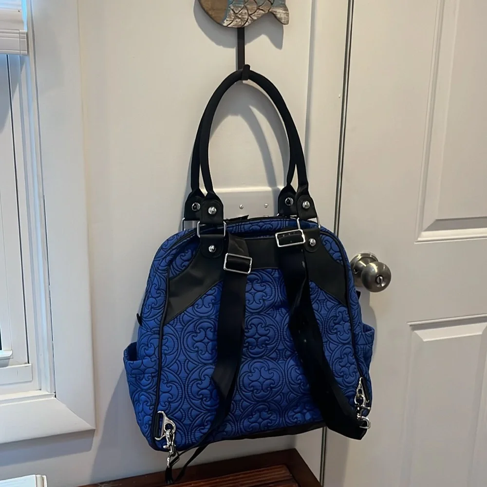 Petunia Pickle Bottom Westminster Stop Embossed Satchel Diaper Bag,NWT